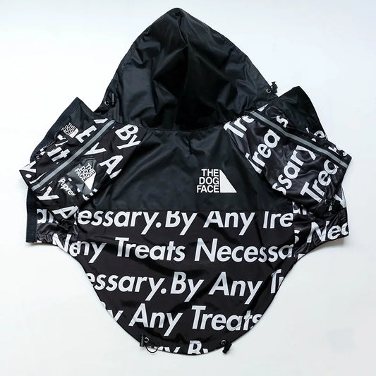 The Dog Fans - "By Any Treats" rainp"roof" coat Black