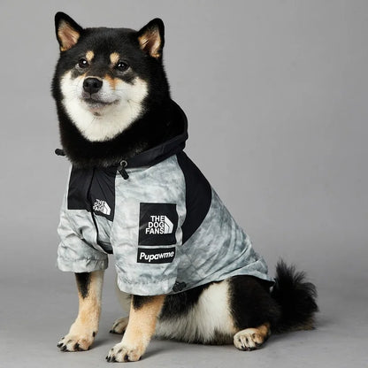 The Dog Fans - Grey wind- and rainp"roof" coat